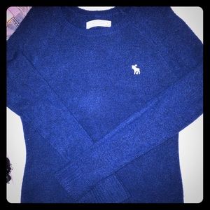 Blue A&F sweater, size small